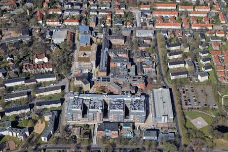 Klinik in Oldenburg Luftaufnahme Klinik