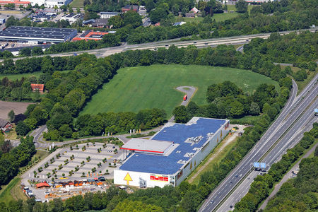 Luftaufnahme Möbel Buss Ostmann Gartencenter