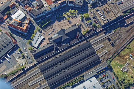 Luftaufnahme Oldenburg Bahnhofsviertel Alter Stadthafen
