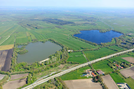 Luftaufnahme Die Bornhorster Seen