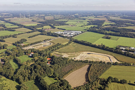 Luftaufnahme Hockensberg Gewerbegebiet