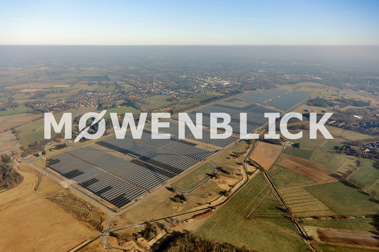 Solarpark Wiefelstede Luftbild