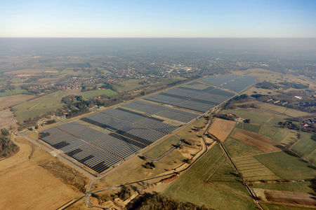 Luftaufnahme Solarpark