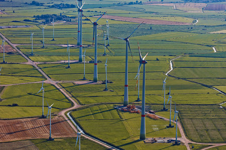 Luftaufnahme Windpark Hammrichhausen