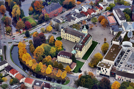 Luftaufnahme Schlossplatz