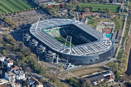 Luftaufnahme Weserstadion