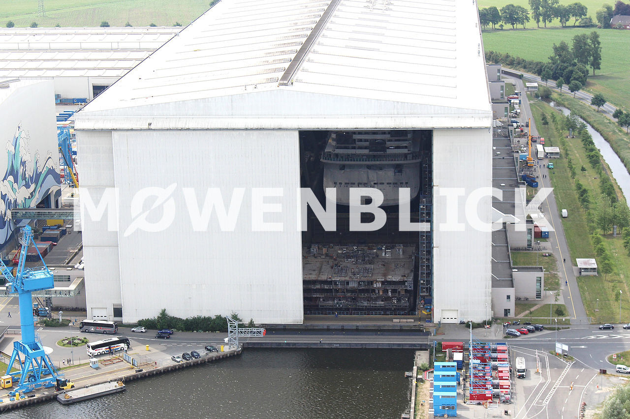 Meyer Werft Luftbild