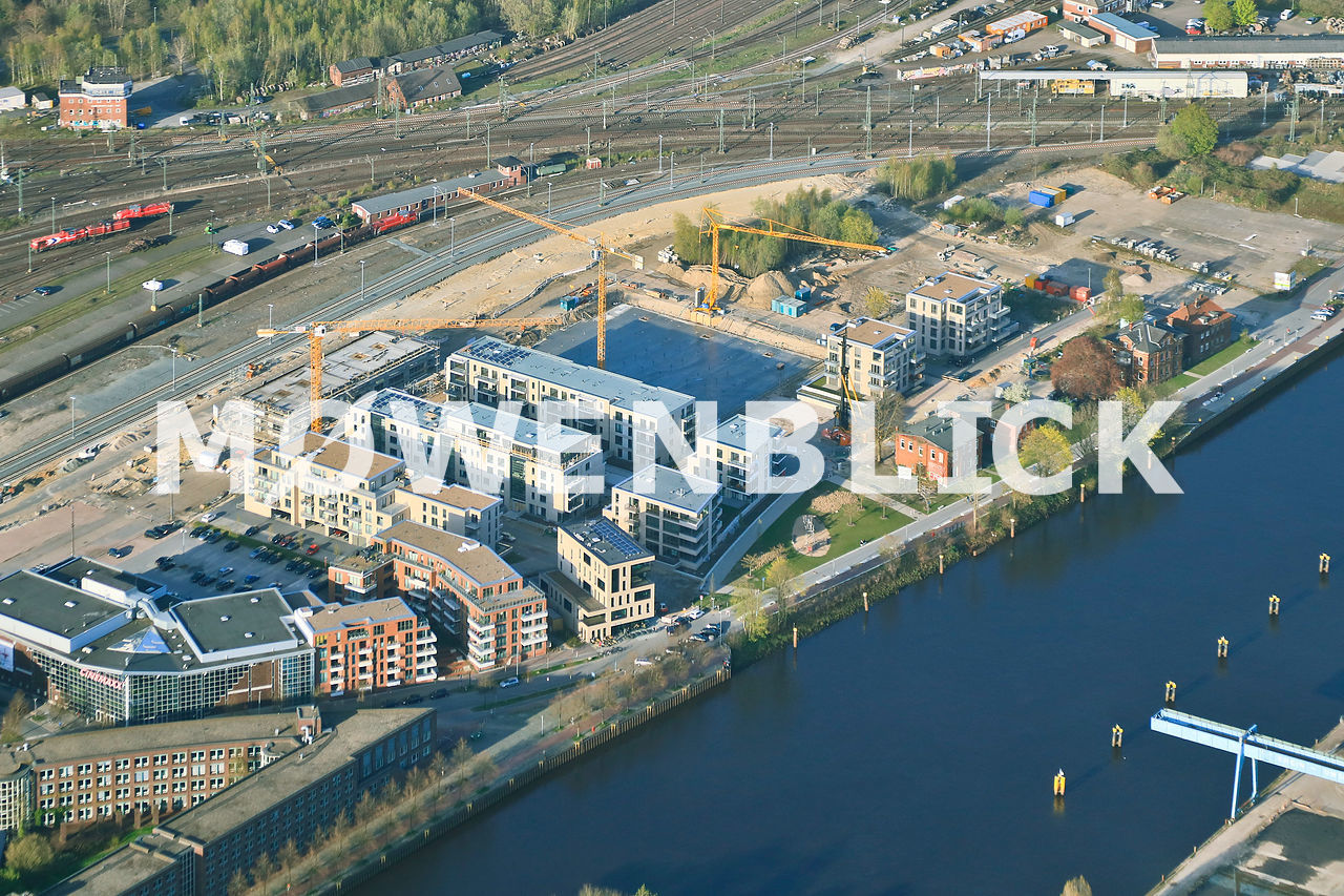 Alter Stadthafen Hafenpromenade Luftbild
