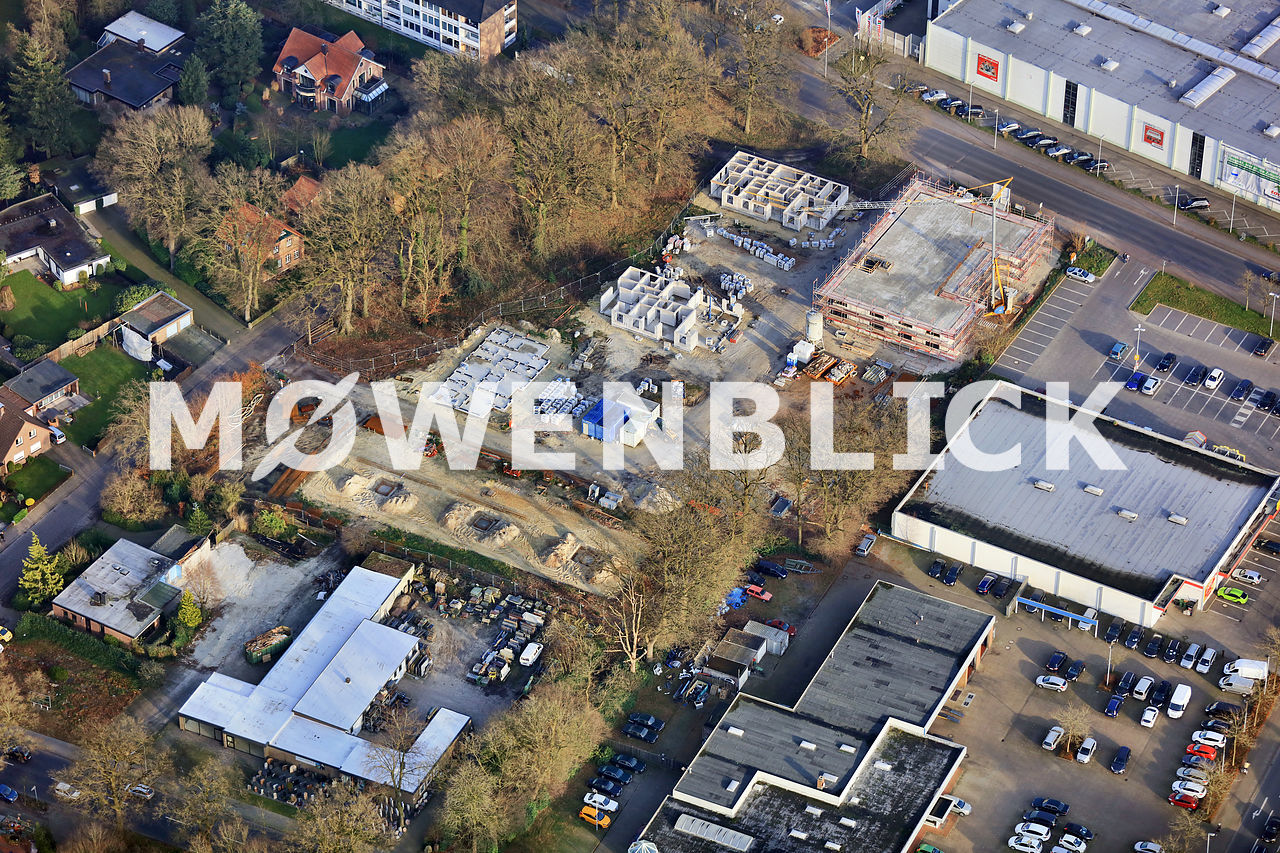 Baustelle Kielweg Luftbild