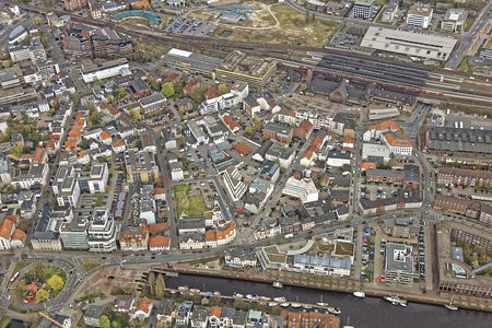 Luftaufnahme Hafenviertel