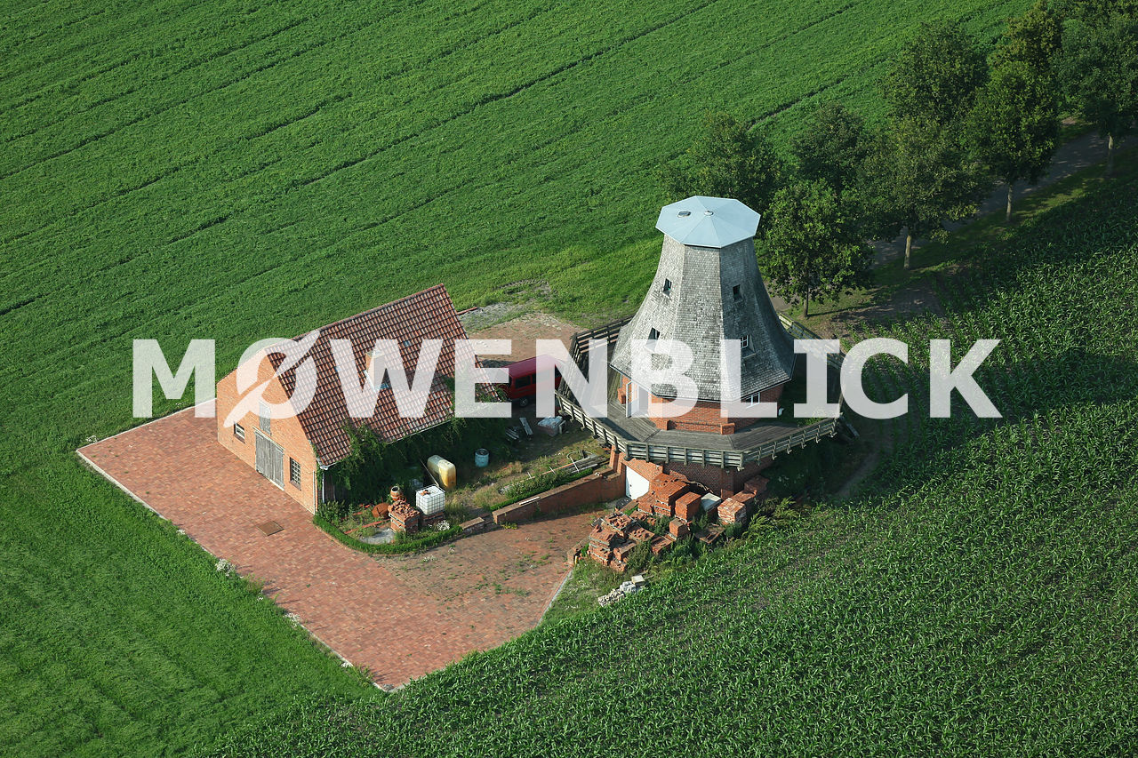 Windmühle Bruchgraben Luftbild