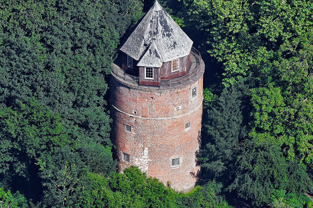 Luftaufnahme Burg Stickhausen