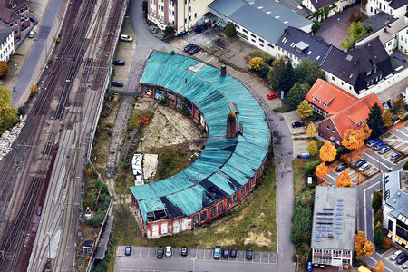 Luftaufnahme Lokschuppen Oldenburg