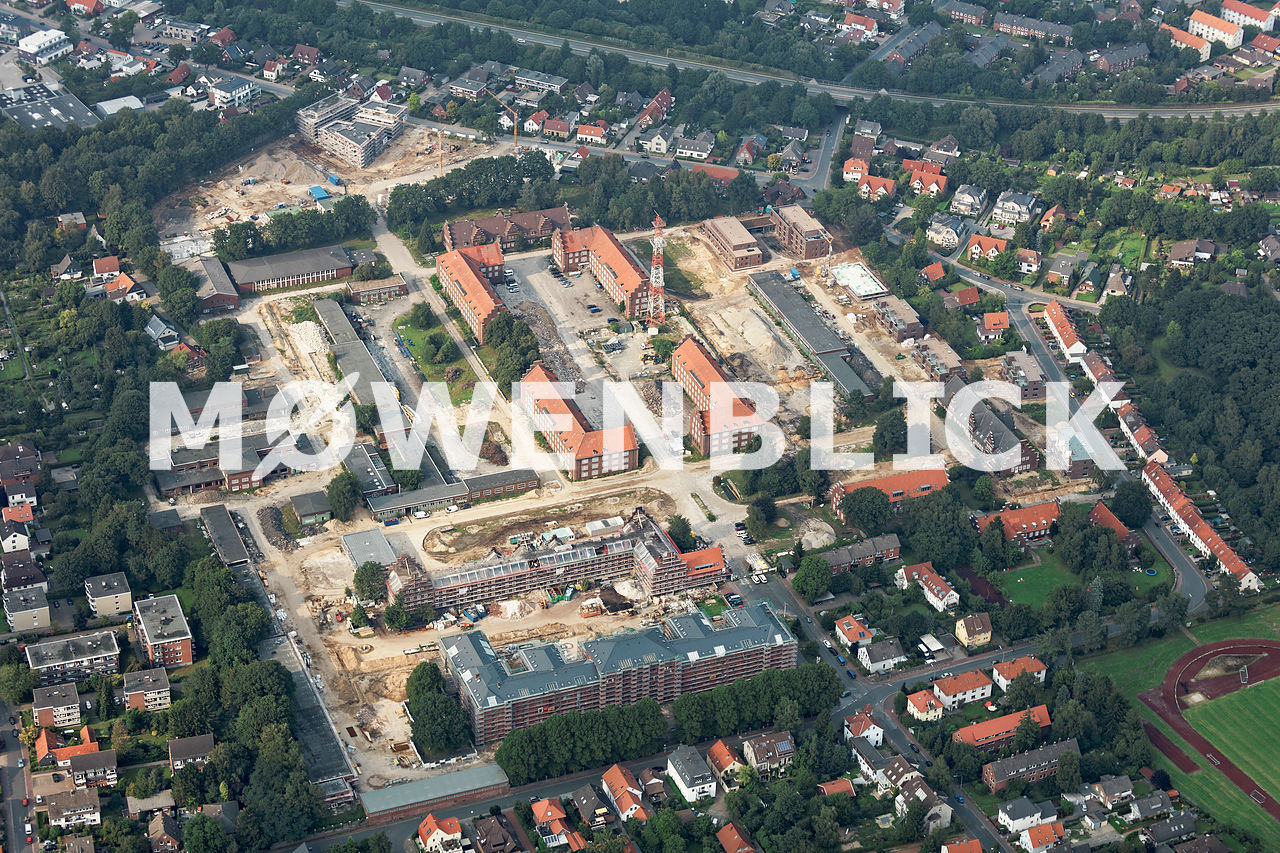 Kaserne Baustelle Donnerschwee Luftbild