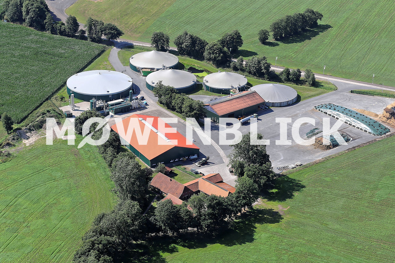 Biogasanlagen Luftbild