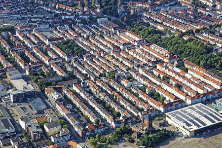 Luftaufnahme Stadtansicht