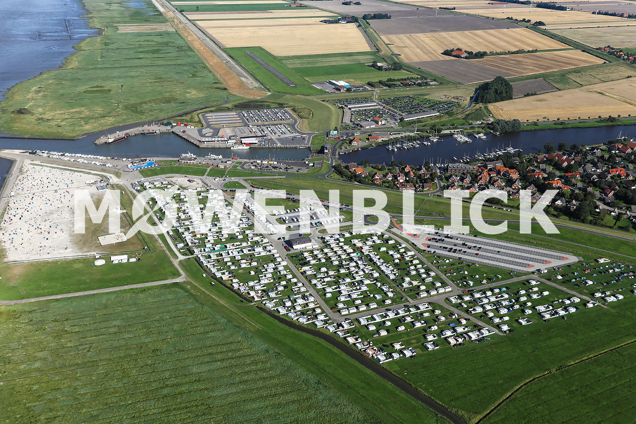 Campingplatz Harlesiel Luftbild