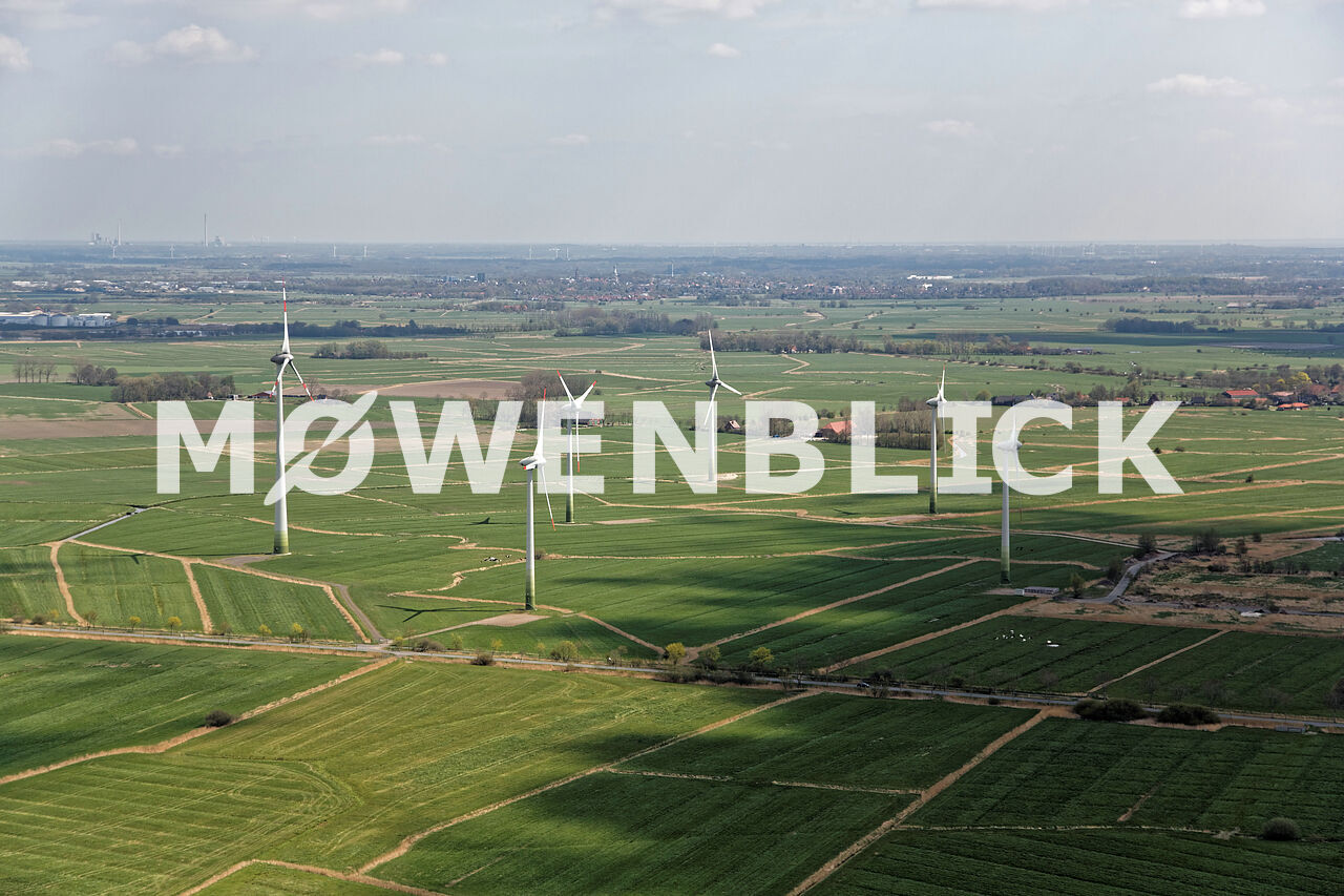 Windpark Schmackens Luftbild