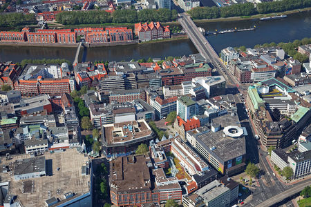 Luftaufnahme Bremen Altstadt