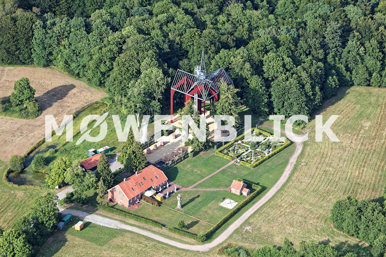Kloster am Pilgerweg Luftbild