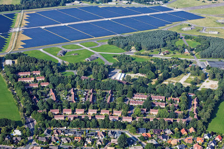 Luftaufnahme Fliegerhorst-Siedlung
