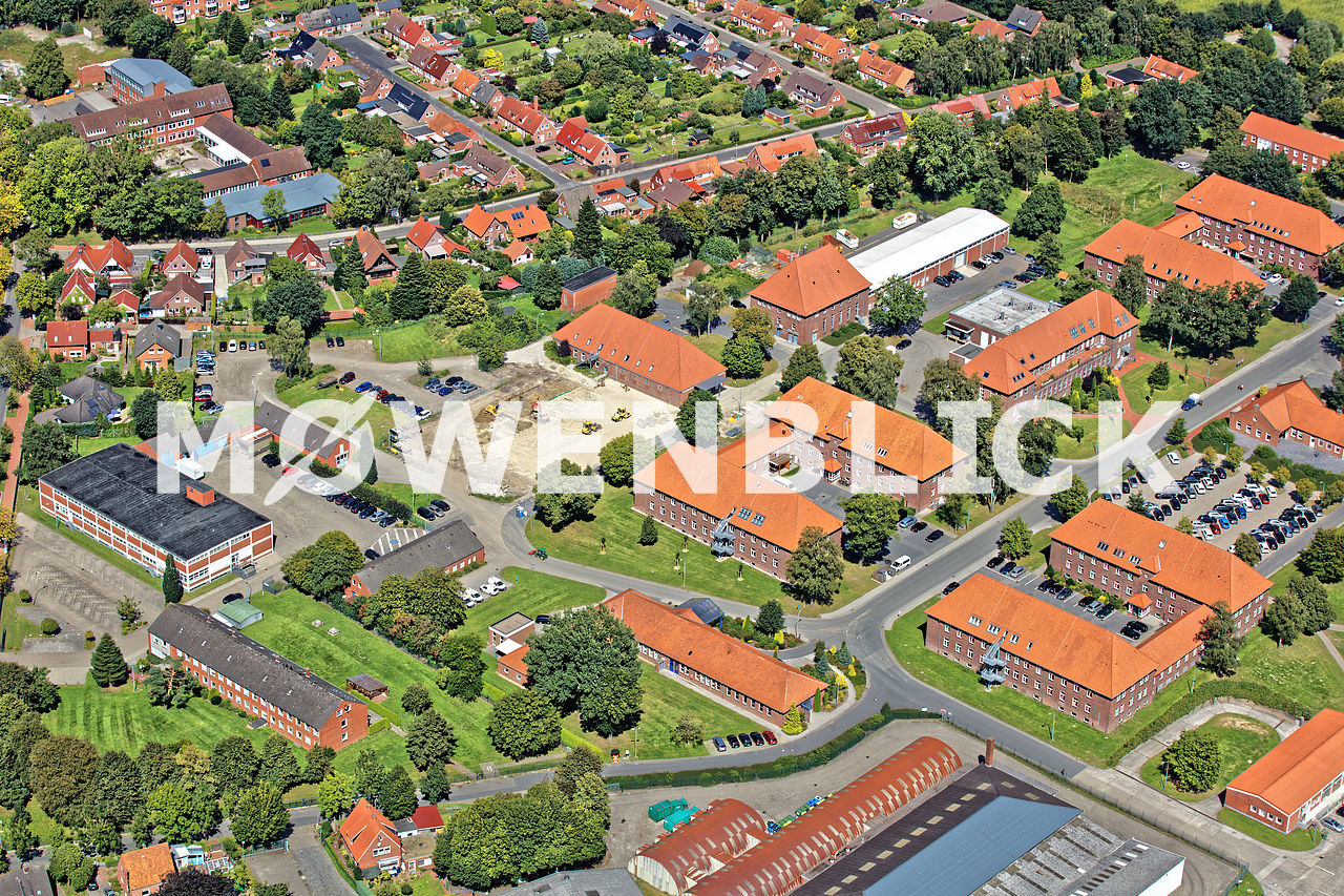Evenburg Kaserne Luftbild