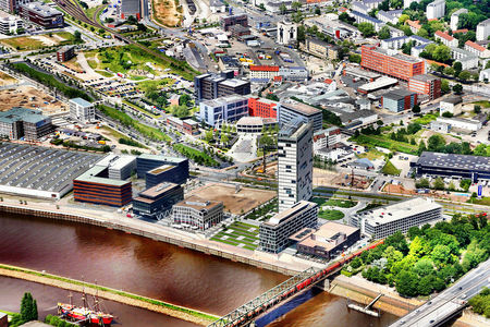 Luftaufnahme Weser-Quartier