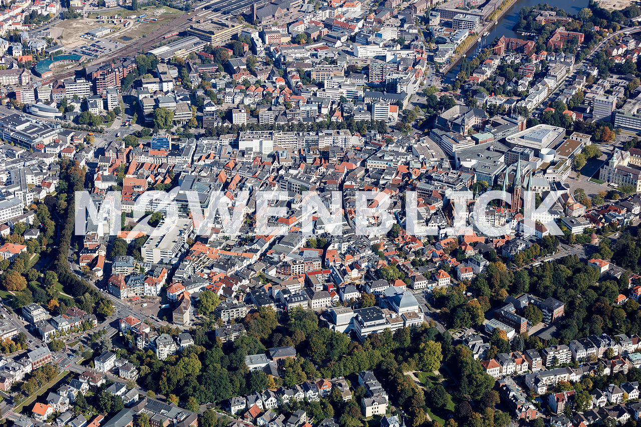 gesamte Innenstadt von Oldenburg Luftbild