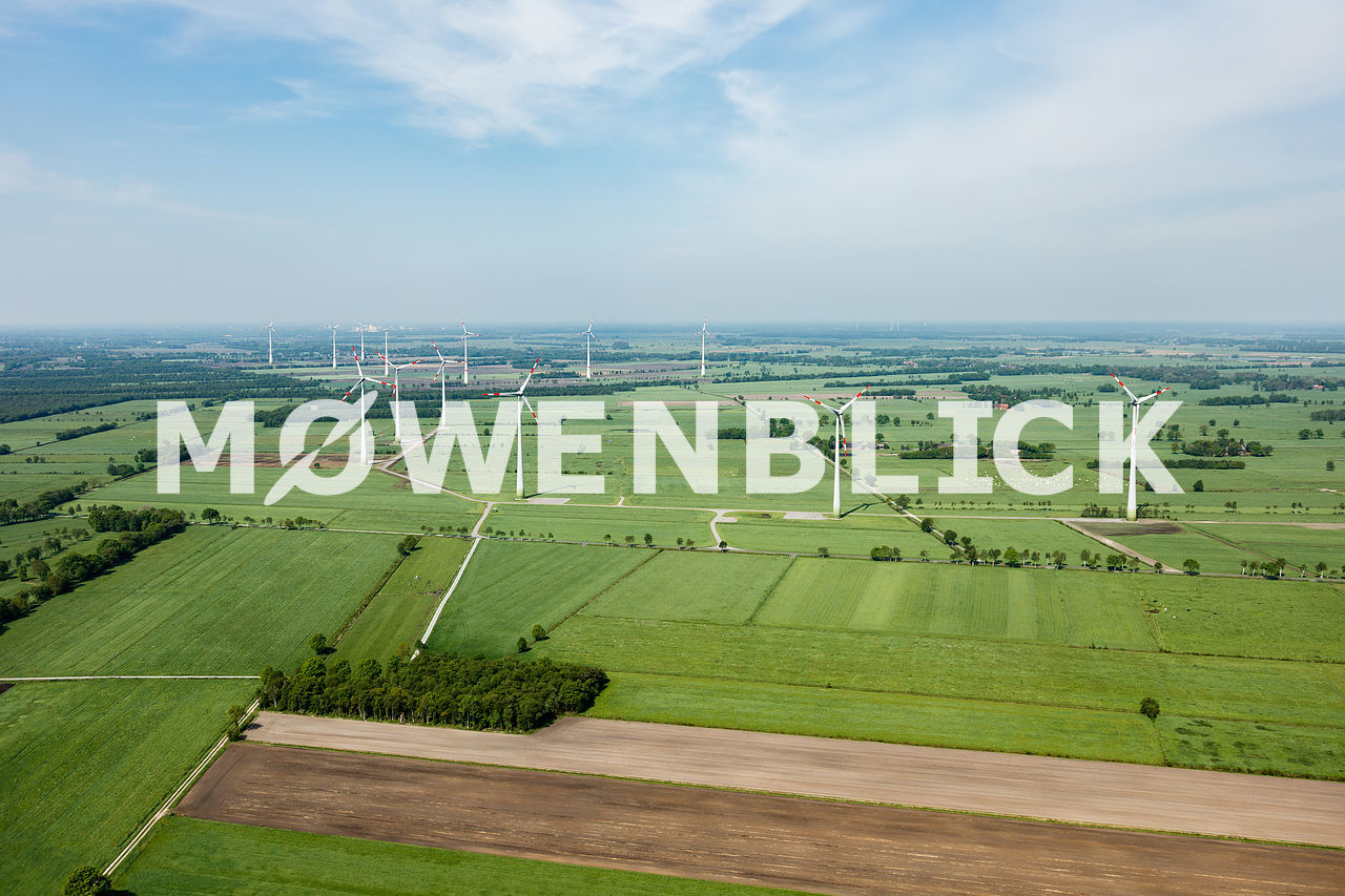 Windpark Hoher Weg Luftbild
