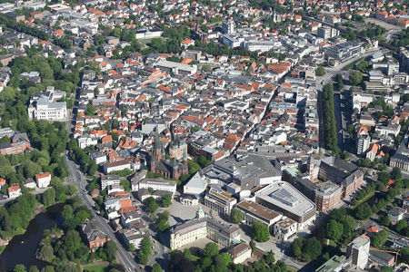 Luftaufnahme Oldenburg Innenstadt Nikolaiviertel