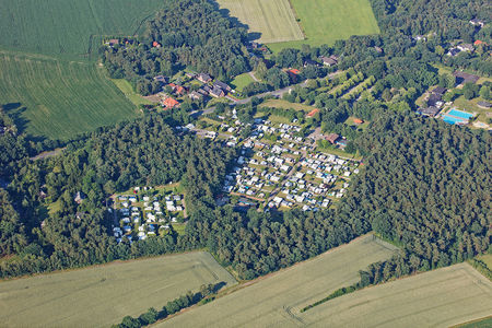 Luftaufnahme Camping
