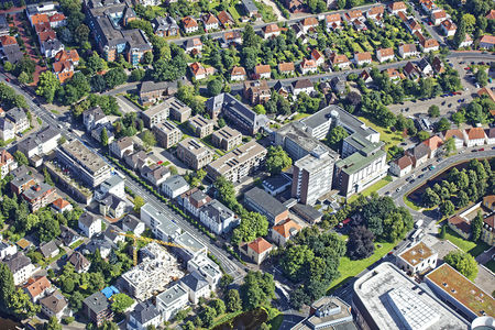Luftaufnahme Wohnquartier Amalienstraße