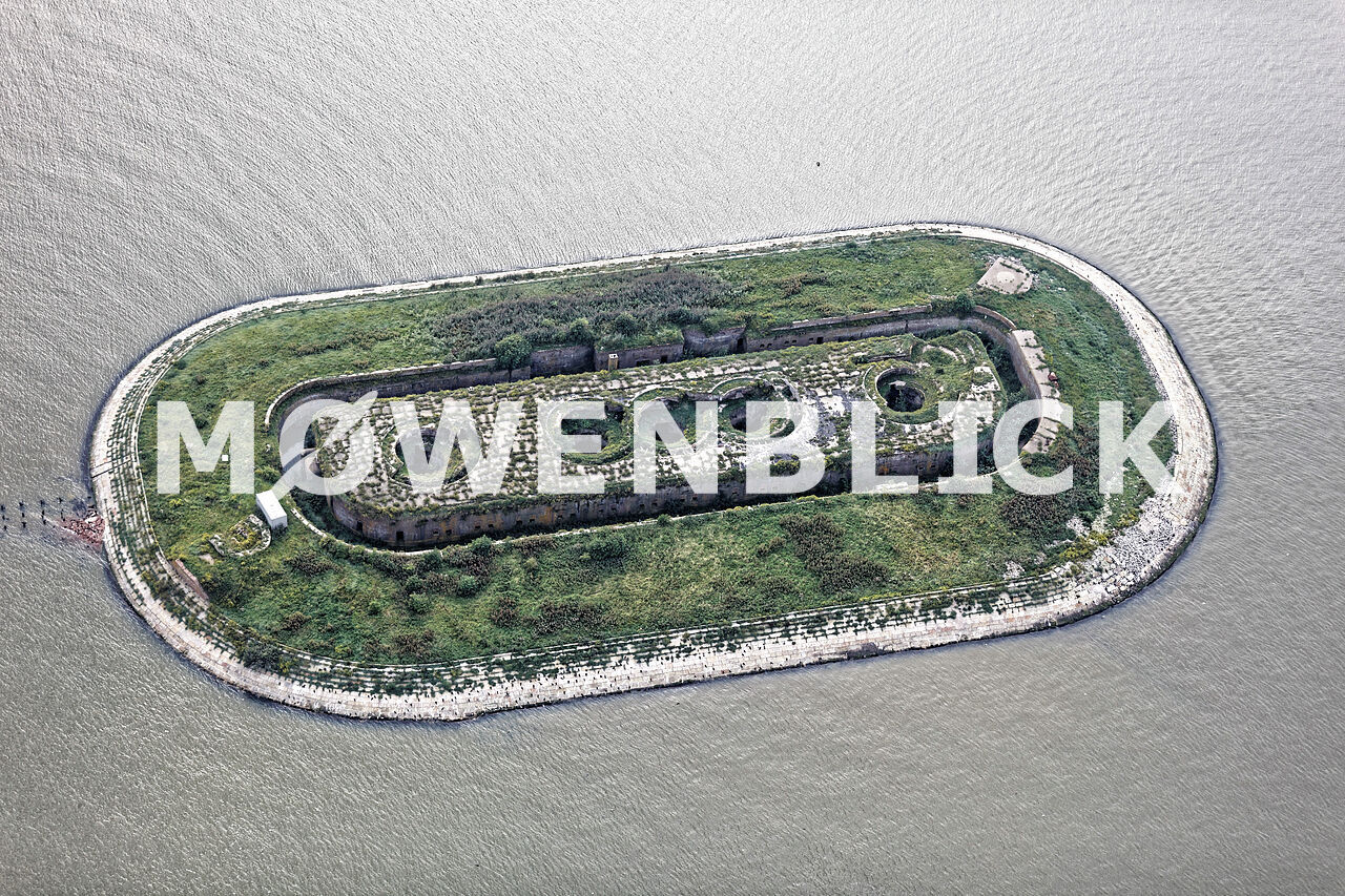 Weserinsel Luftbild