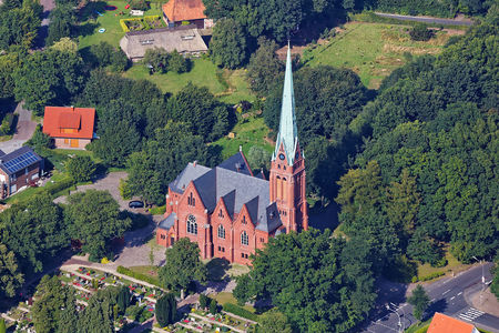 Luftaufnahme Kirche zu Ohmstede