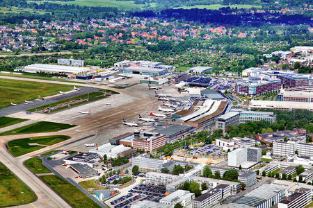 Luftaufnahme Flughafen Bremen
