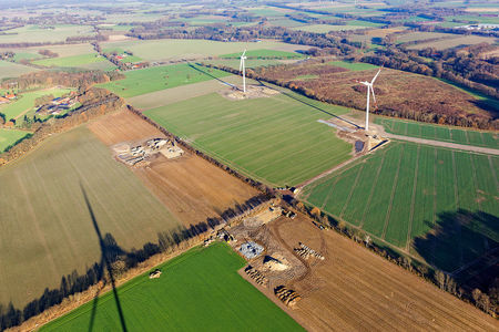 Luftaufnahme Windpark Iserloy