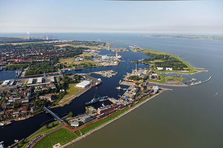 Luftaufnahme Stadt Wilhelmshaven