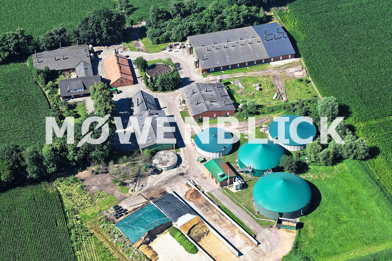 Biogasanlagen Luftbild
