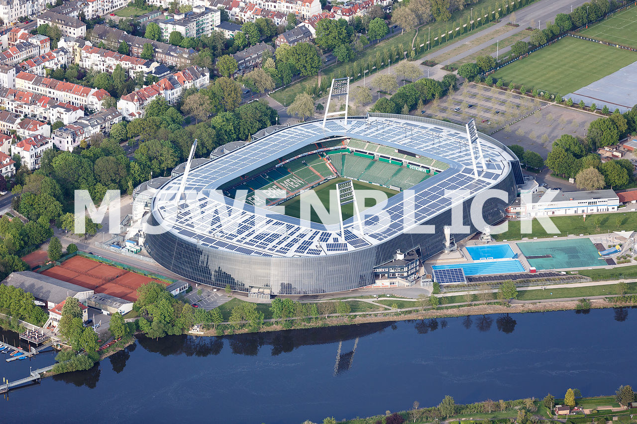 Weser Stadion Luftbild