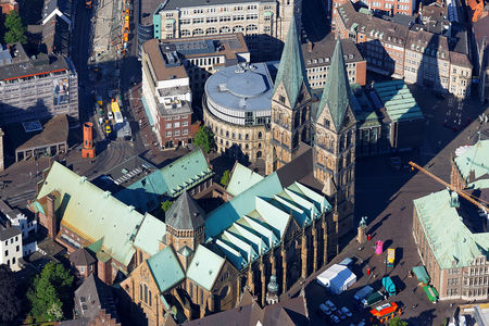 Luftaufnahme St.Petri Dom