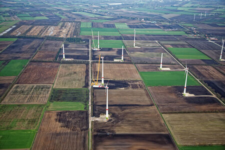 Bauphase Windpark Hollen