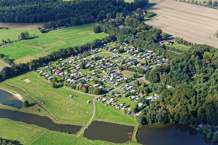 Luftaufnahme Campingplatz Sande