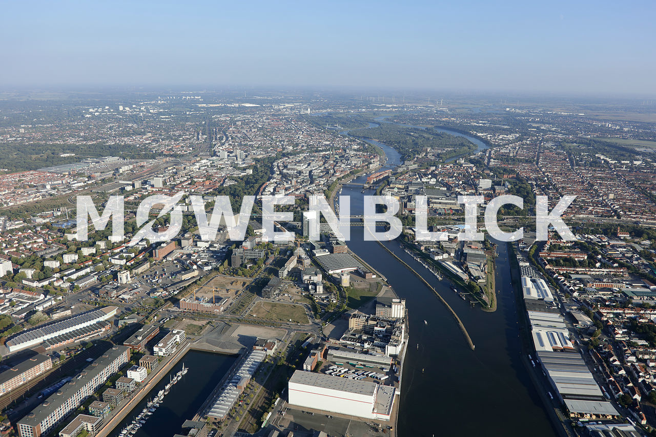 Weser Hohentorshafen Luftbild
