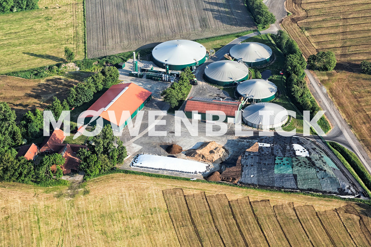 Biogasanlage Luftbild