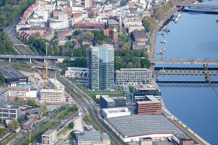 Luftaufnahme Weser Tower