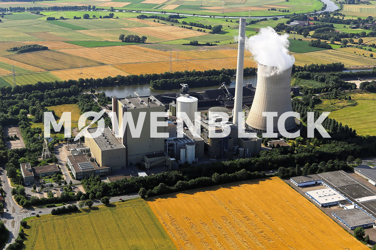 Kraftwerk Heyden Luftbild