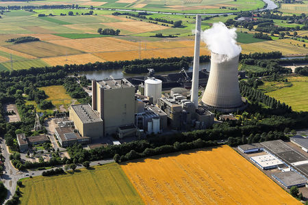 Luftaufnahme Kraftwerk Heyden