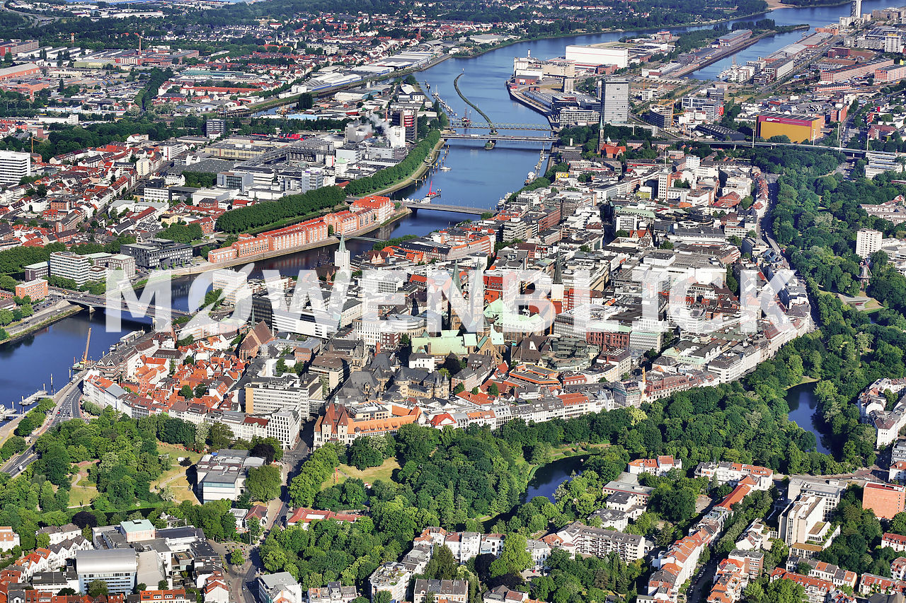 Altstadt Balge Luftbild