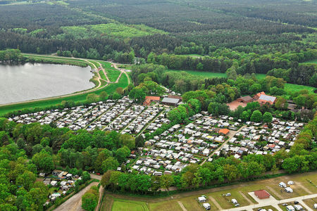 Luftaufnahme Campingplatz
