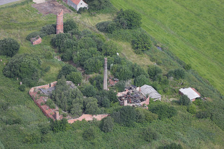 Luftaufnahme Ruine